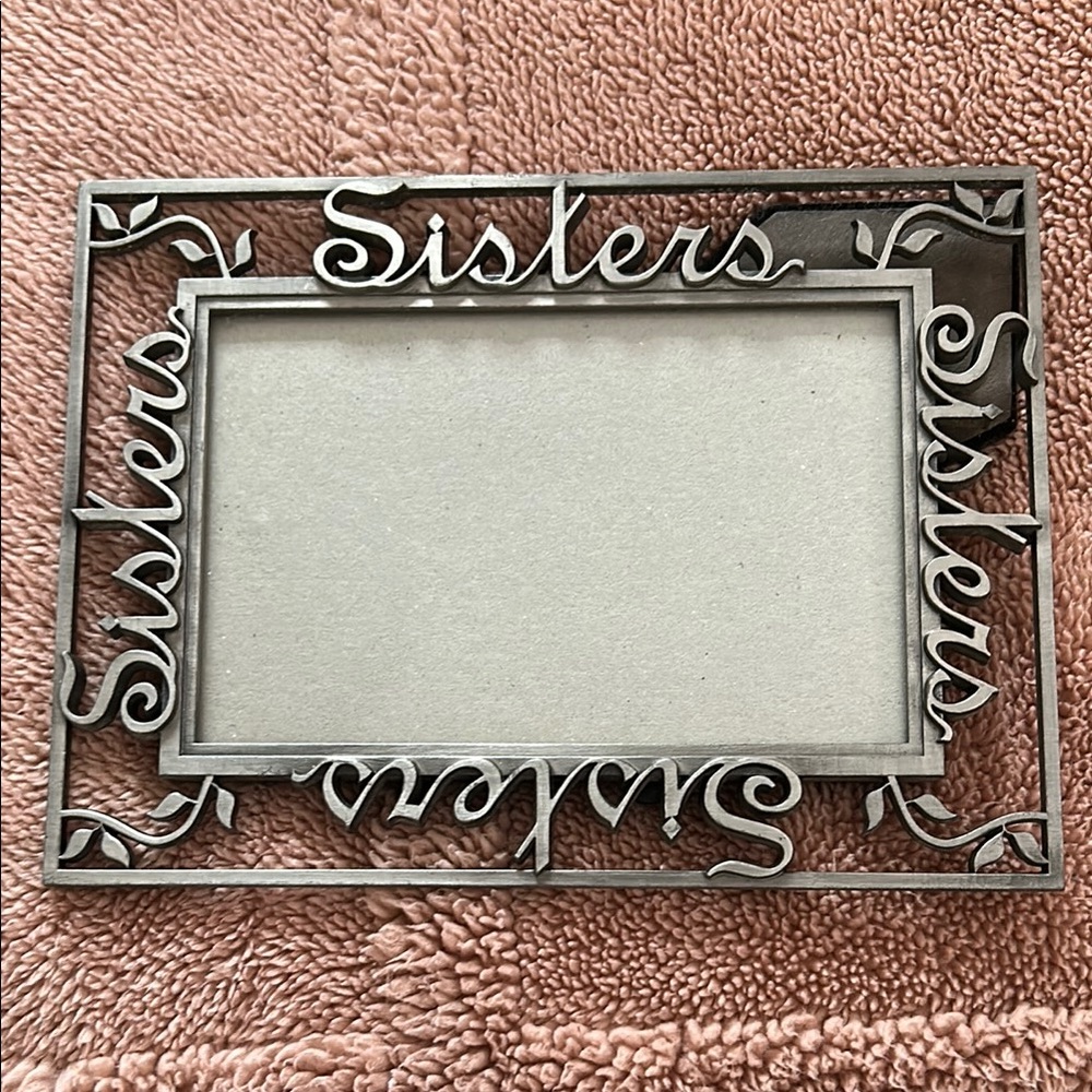 Silver Sisters Picture Frame